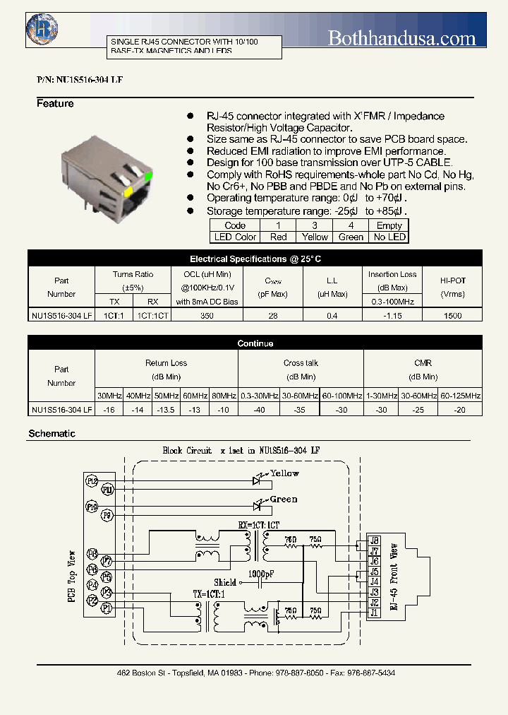 NU1S516-304LF_4615394.PDF Datasheet