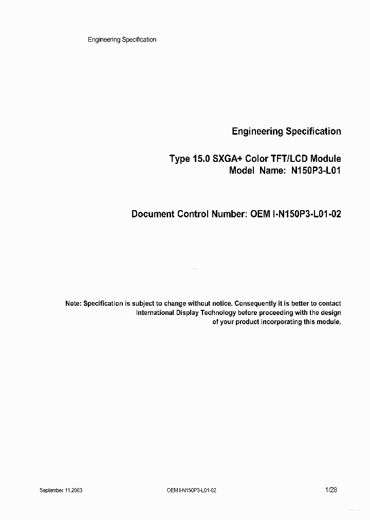 N150P3-L01_4615596.PDF Datasheet