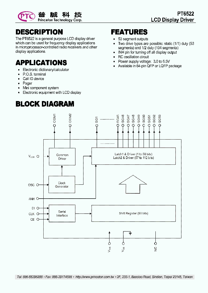 PT6522-Q_4616052.PDF Datasheet