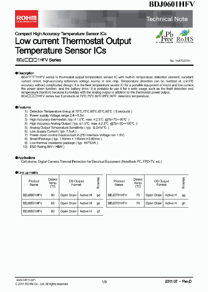 BDJ0701HFV_4616712.PDF Datasheet