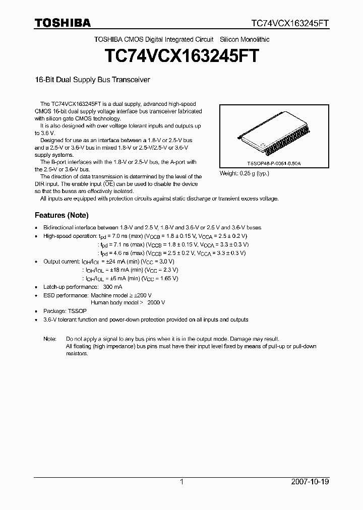 TC74VCX163245FT_4617023.PDF Datasheet