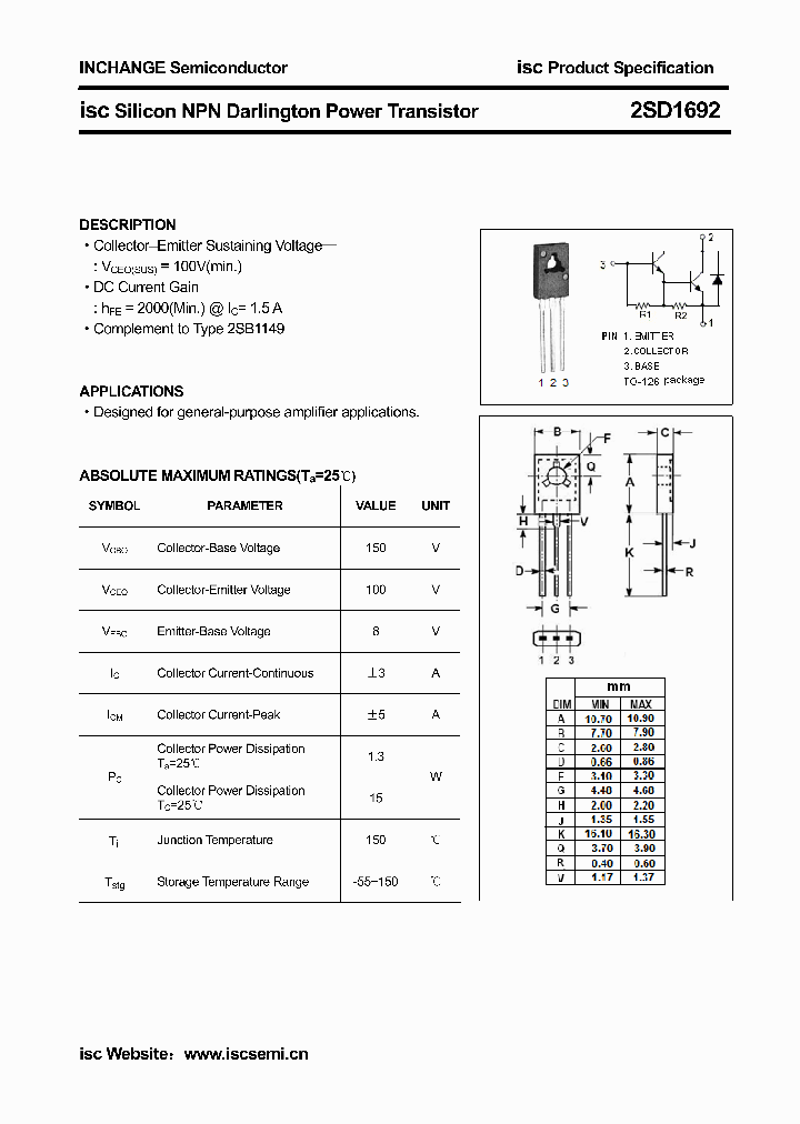 2SD1692_4617183.PDF Datasheet