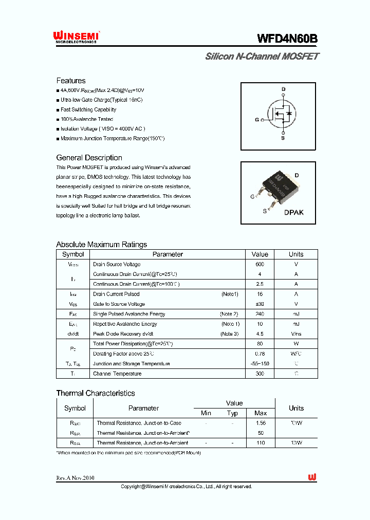 WFD4N60B_4619149.PDF Datasheet