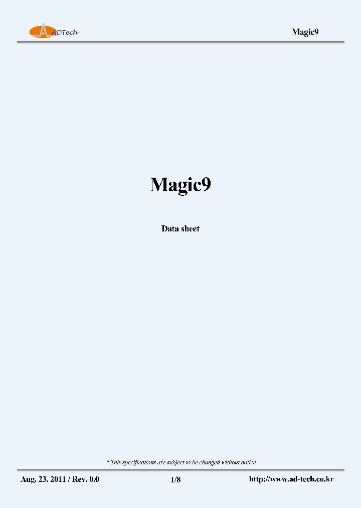 MAGIC9_4619450.PDF Datasheet