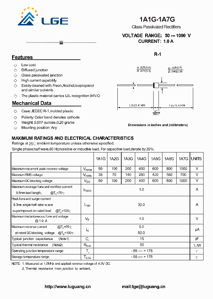 1A4G_4619487.PDF Datasheet