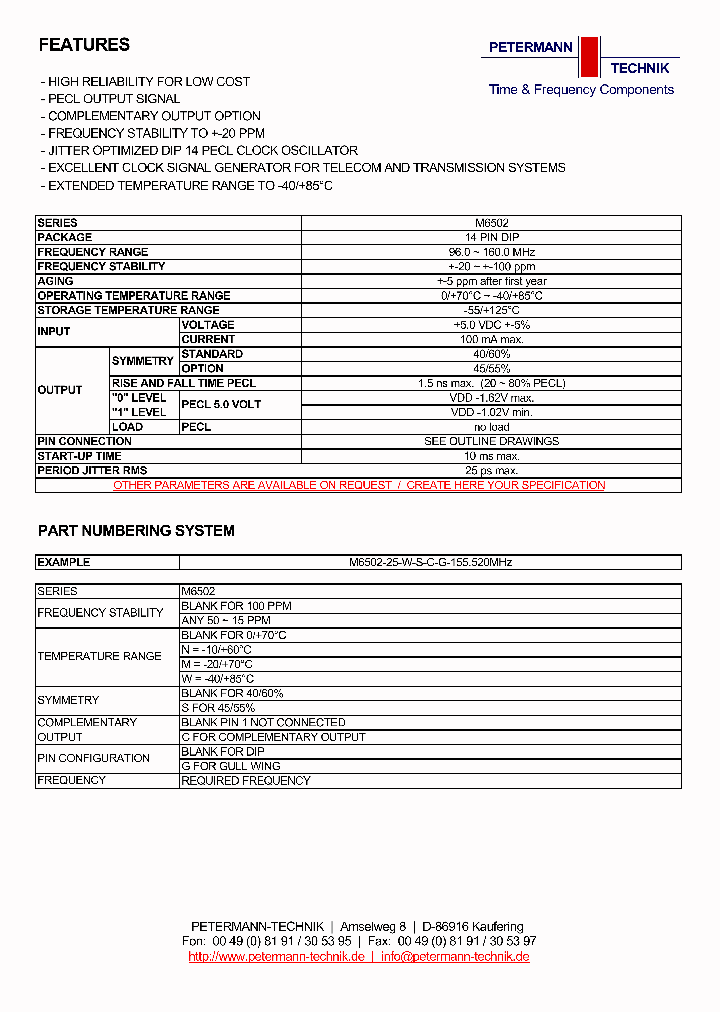 M6502_4619594.PDF Datasheet