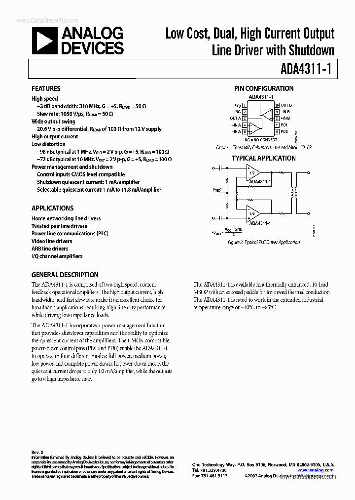 ADA4311-1_4620831.PDF Datasheet