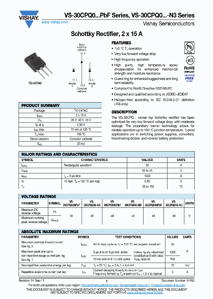 30CPQ035-N3_4621149.PDF Datasheet