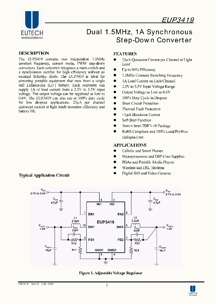 EUP3419_4621529.PDF Datasheet
