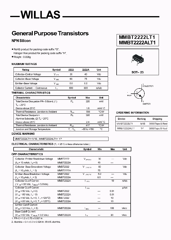 MMBT2222LT1_4622667.PDF Datasheet