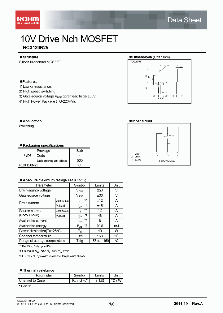 RCX120N25_4622655.PDF Datasheet