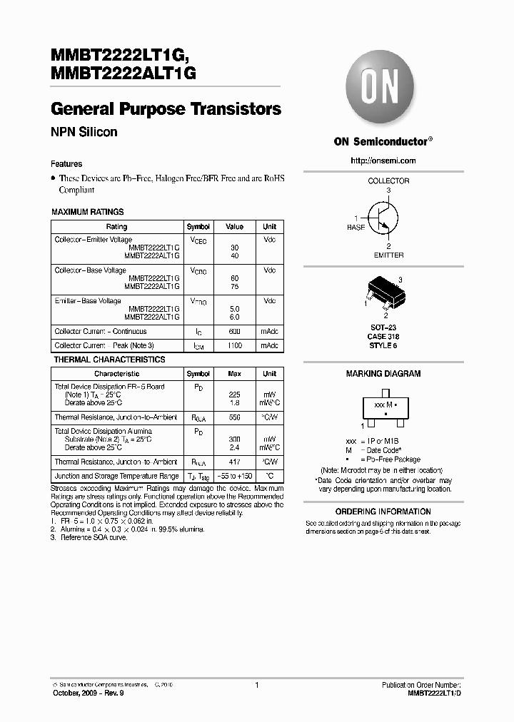 MMBT2222LT1G09_4622669.PDF Datasheet