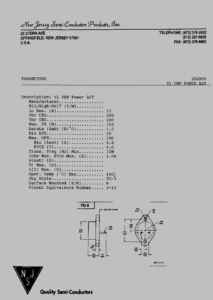 2SA909_4623369.PDF Datasheet