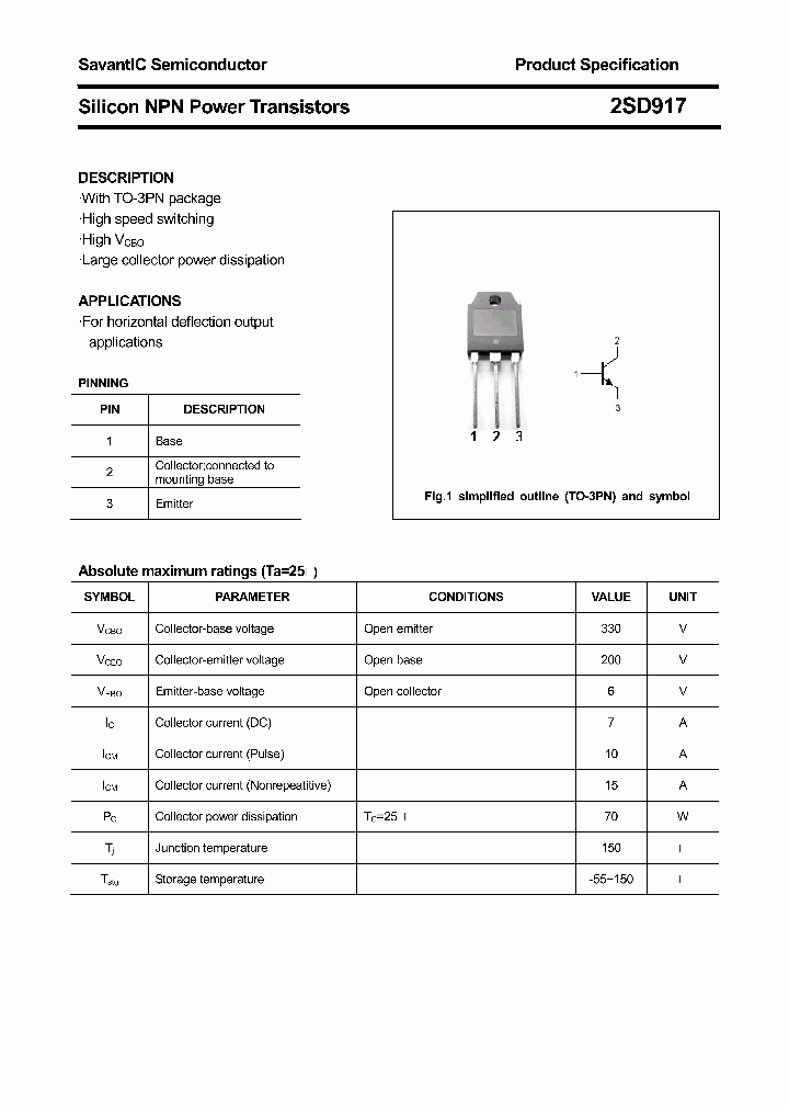 2SD917_4623384.PDF Datasheet