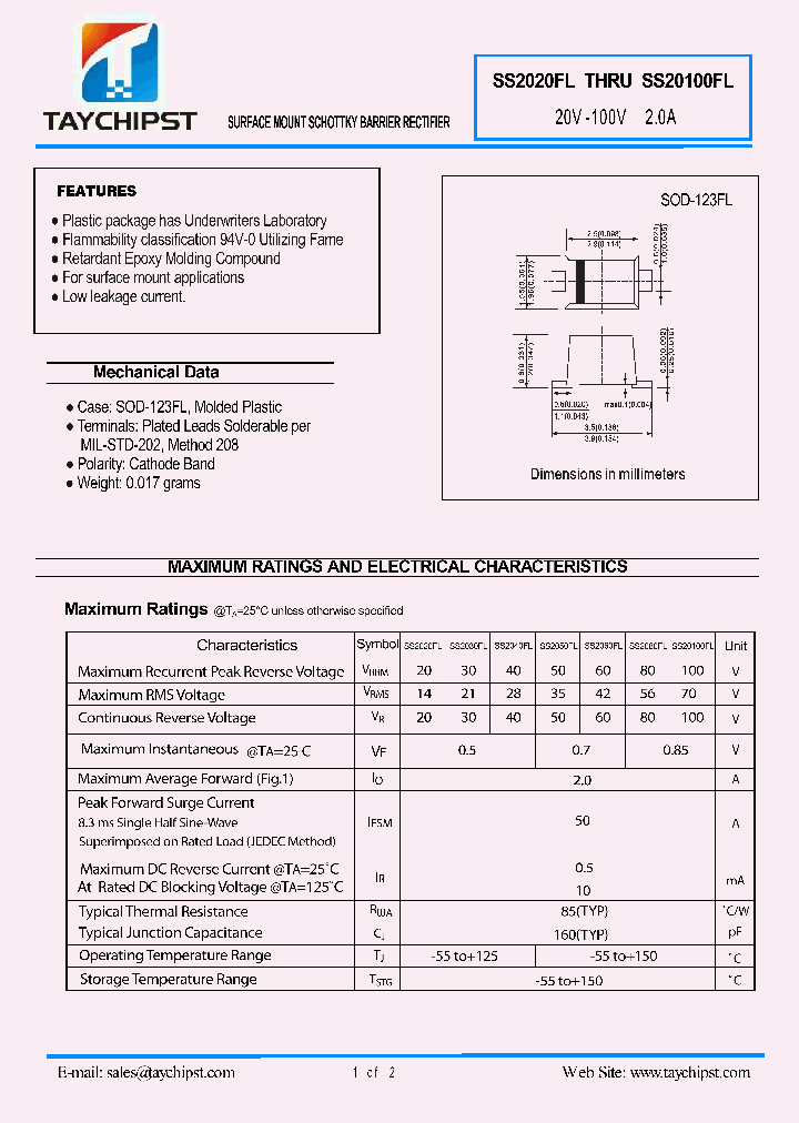 SS20100FL_4623871.PDF Datasheet