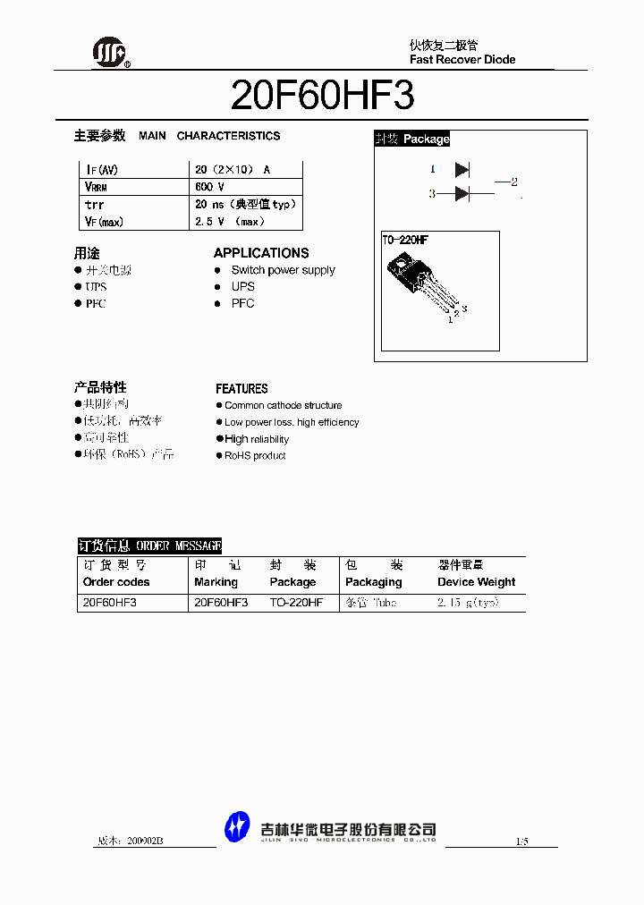 20F60HF3_4624179.PDF Datasheet