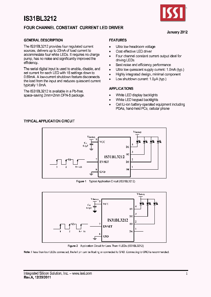 IS31BL3212_4624265.PDF Datasheet