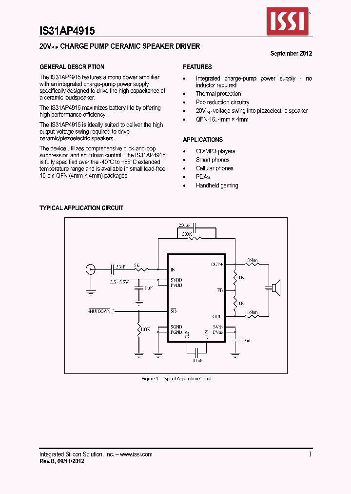 IS31AP4915_4624262.PDF Datasheet