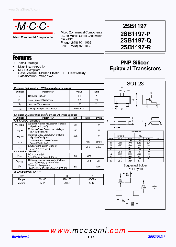 2SB1197_4625298.PDF Datasheet