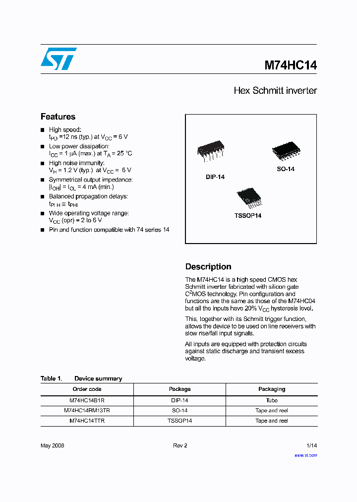 M74HC1408_4626058.PDF Datasheet