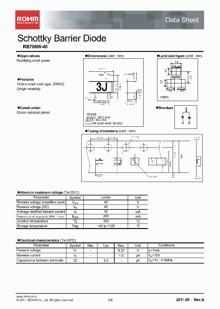 RB706W-40_4626430.PDF Datasheet