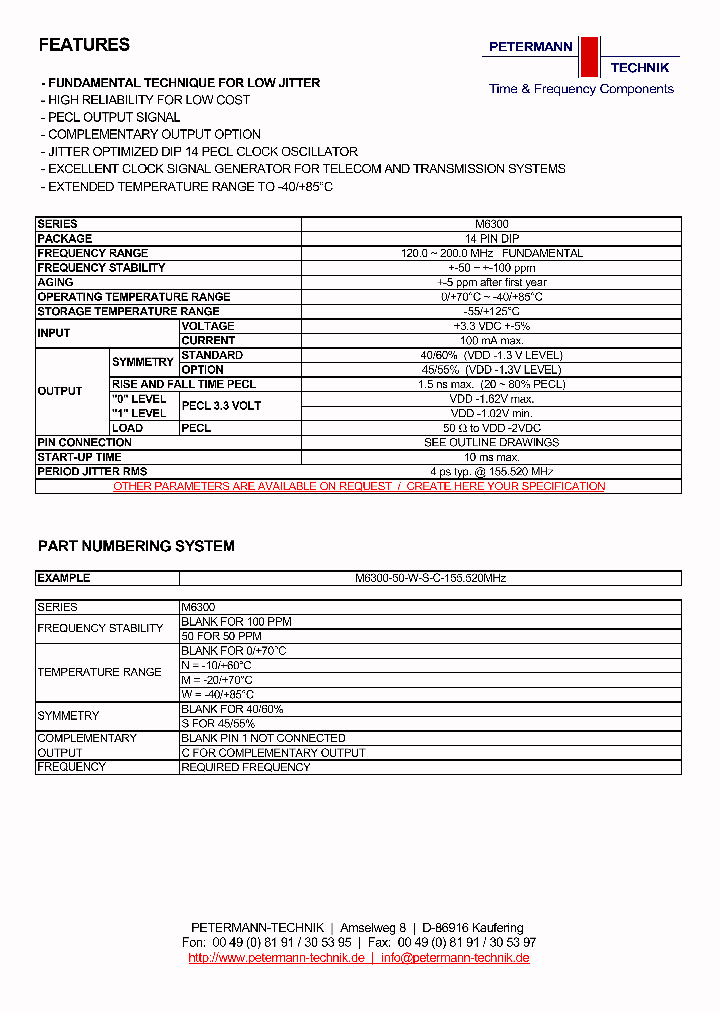 M6300_4626603.PDF Datasheet