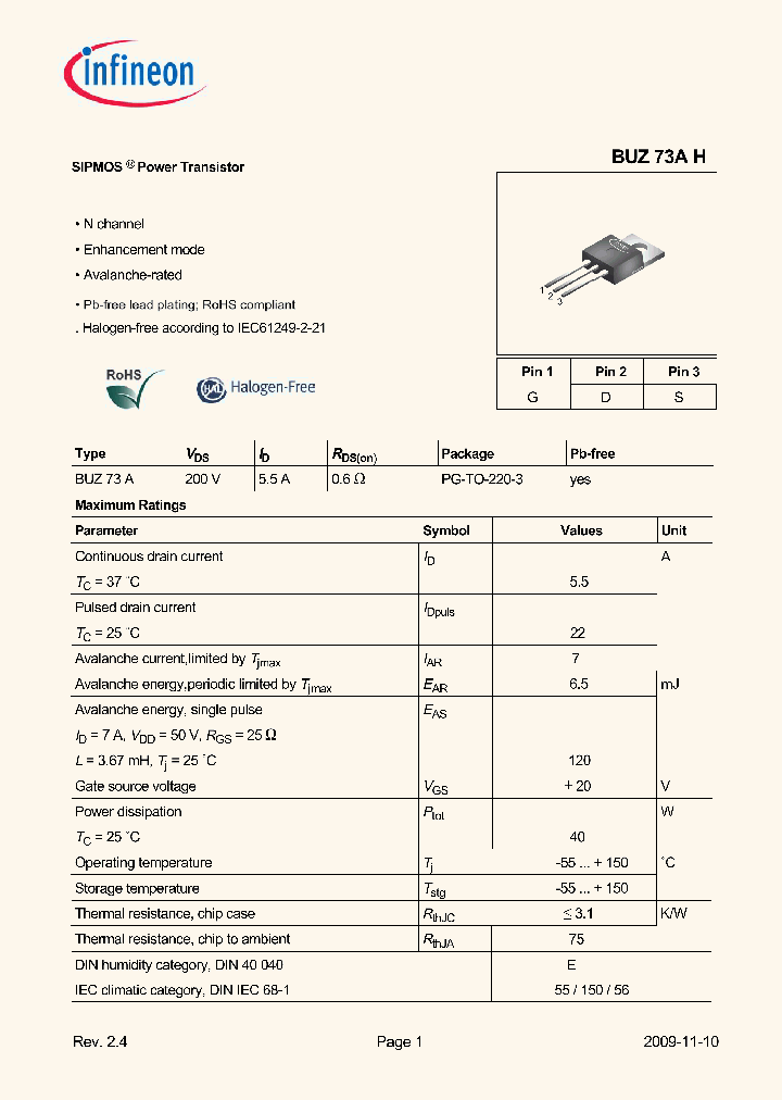BUZ73AH_4626688.PDF Datasheet