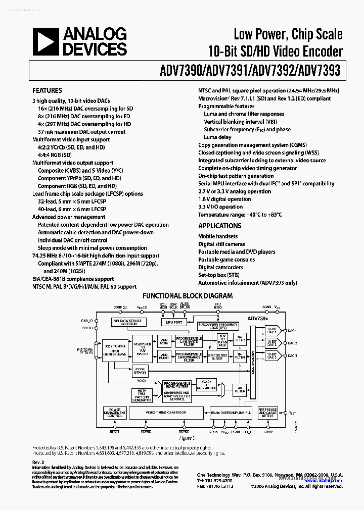 ADV7391_4627415.PDF Datasheet