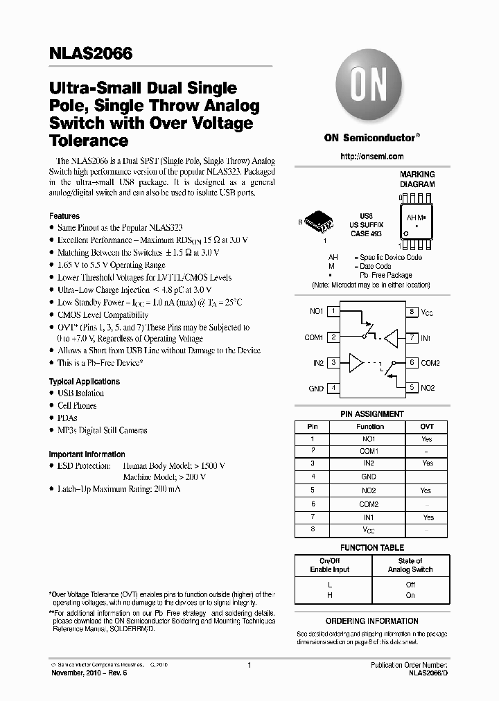 NLAS206610_4628077.PDF Datasheet
