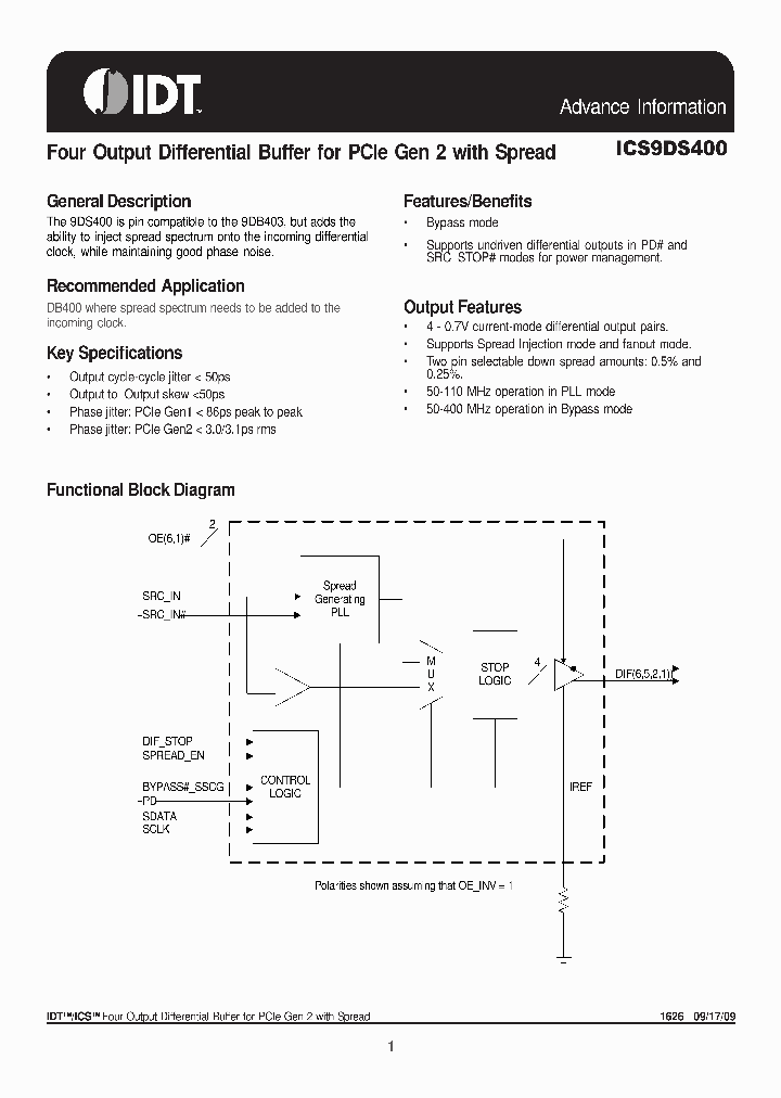 9DS400AFILF_4628577.PDF Datasheet