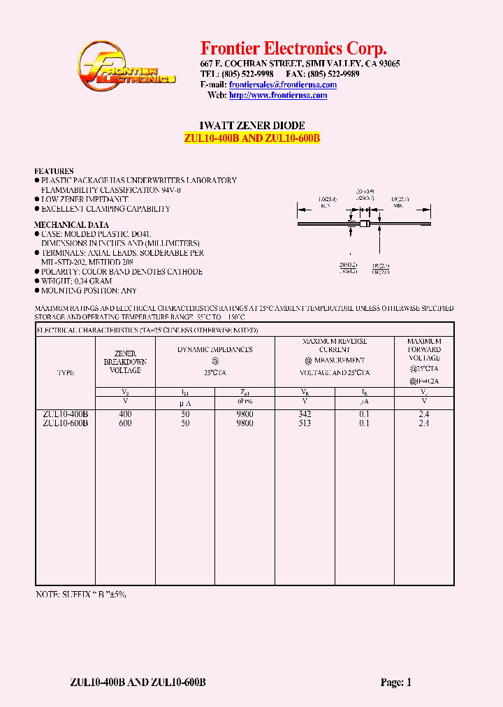 ZUL10-400B_4628606.PDF Datasheet