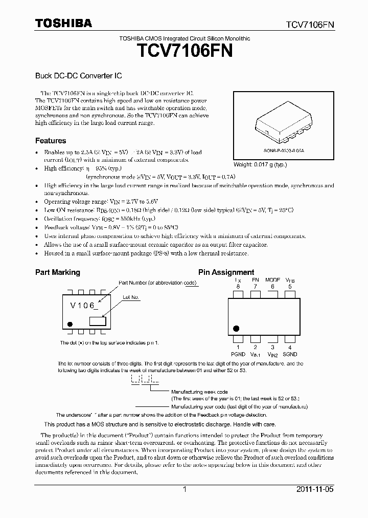 TCV7106FN_4630210.PDF Datasheet