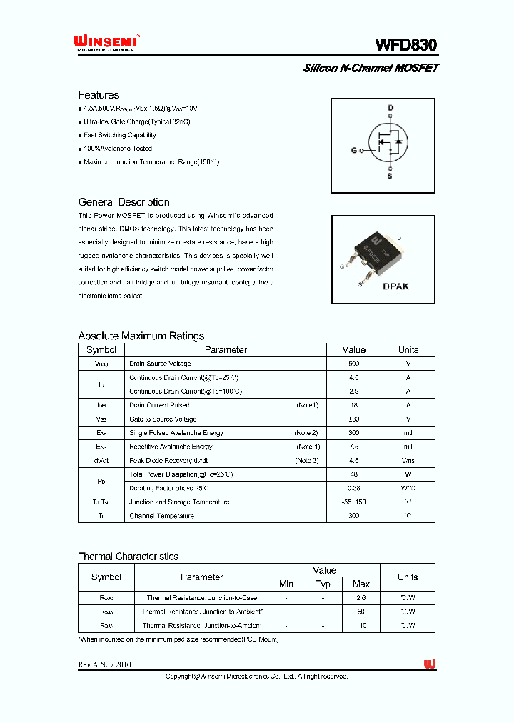 WFD830_4632216.PDF Datasheet