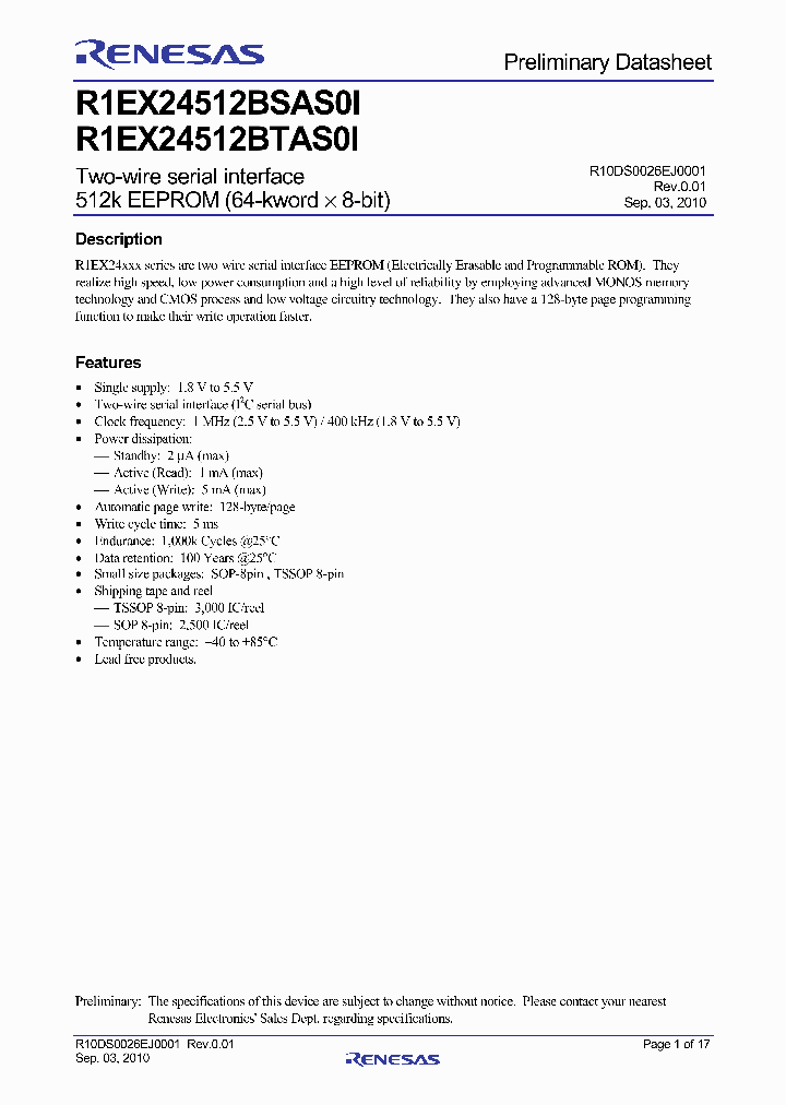 R1EX24512BSAS0I_4632001.PDF Datasheet