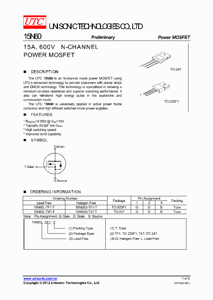 15N60_4633575.PDF Datasheet