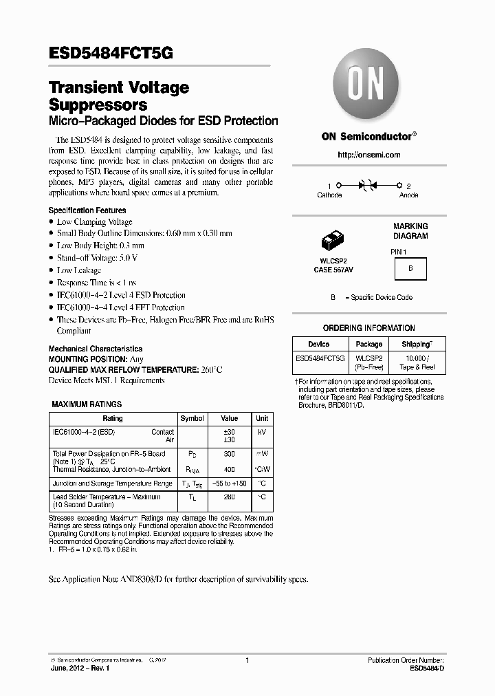 ESD5484FCT5G_4633832.PDF Datasheet