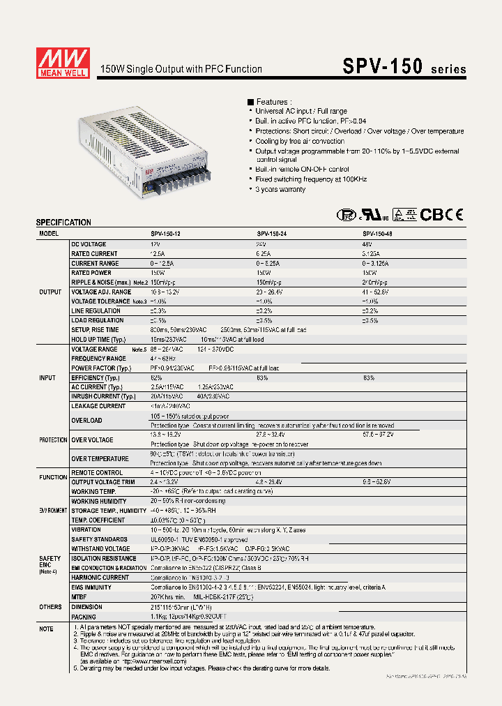 SPV-150_4638757.PDF Datasheet