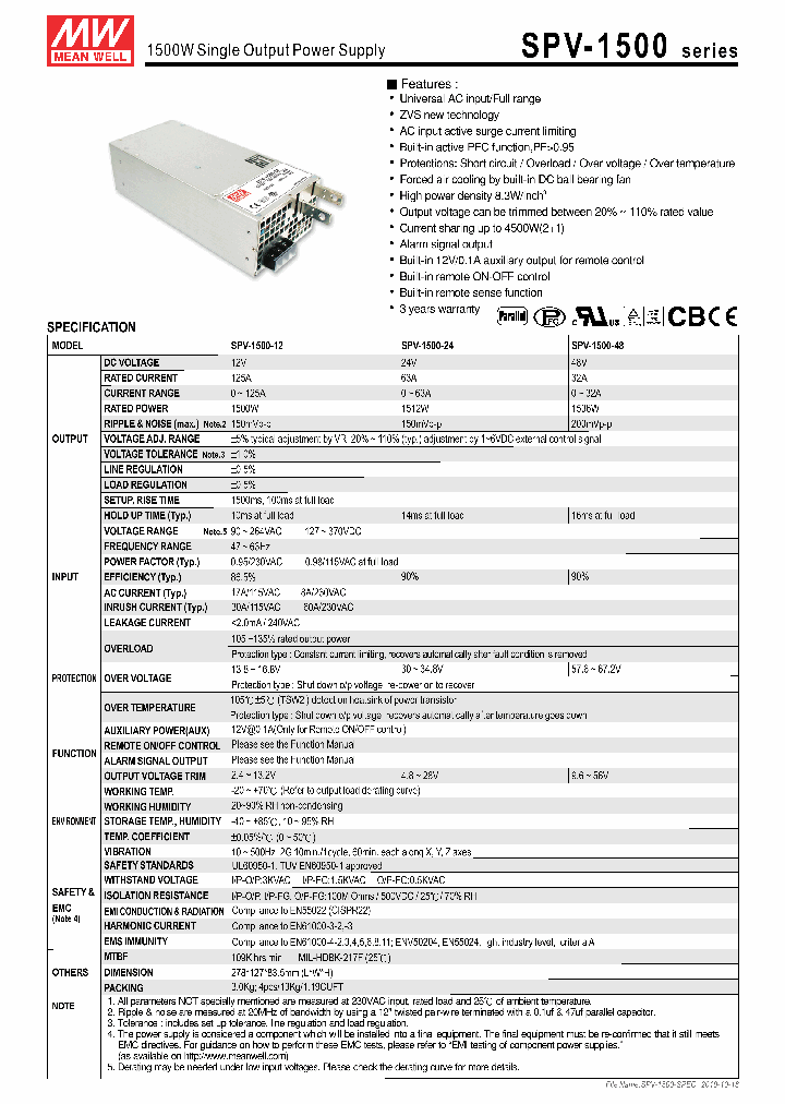 SPV-1500_4638758.PDF Datasheet