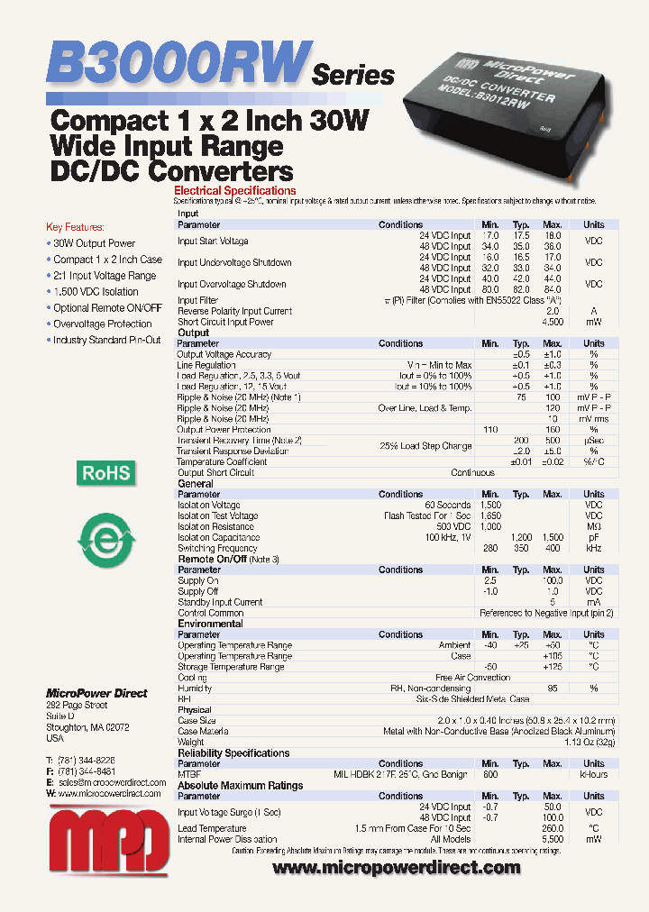 B3000RW_4639250.PDF Datasheet