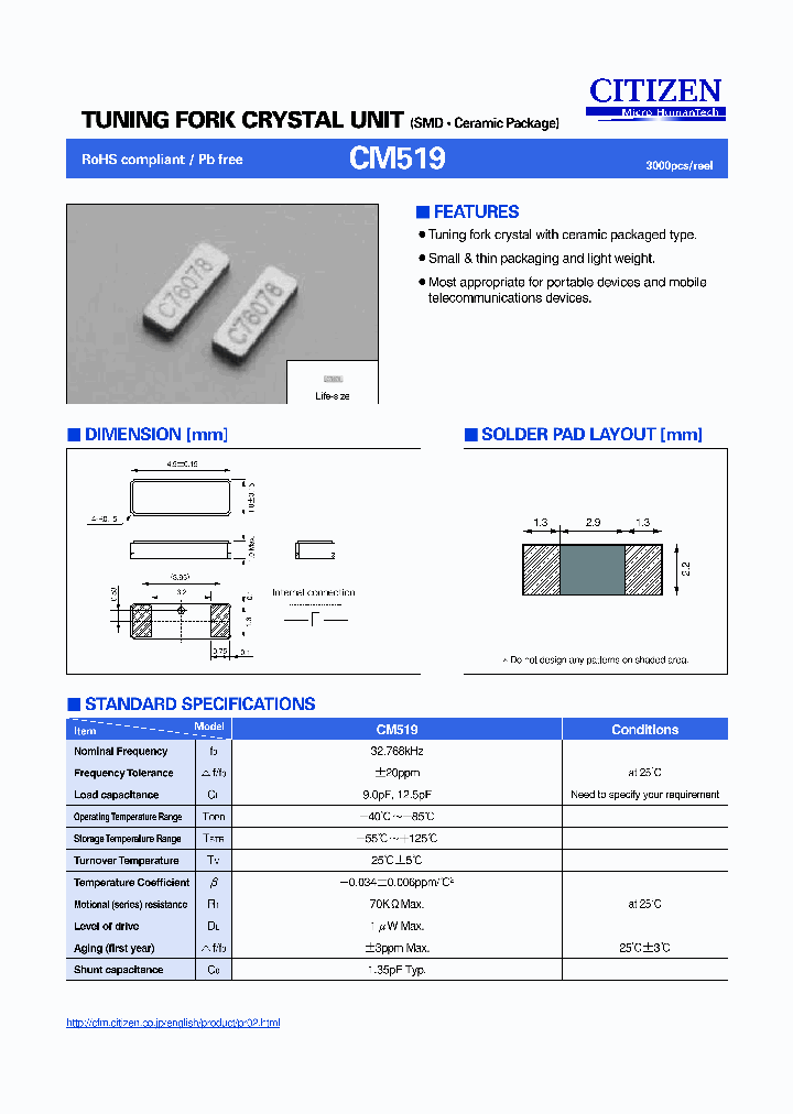 CM519_4639334.PDF Datasheet