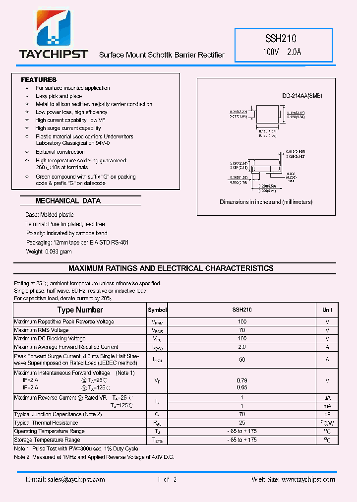 SSH210_4639405.PDF Datasheet