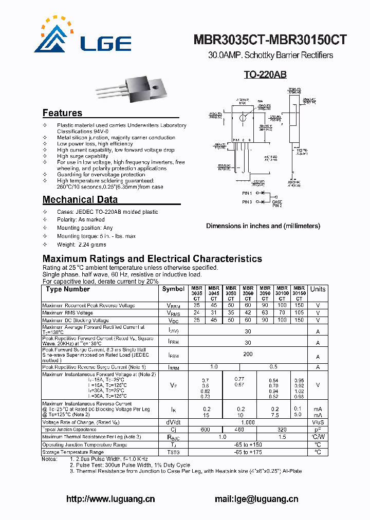 MBR30150CT_4640463.PDF Datasheet