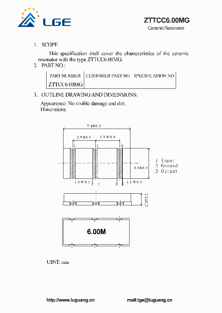 ZTTCC600MG_4641565.PDF Datasheet