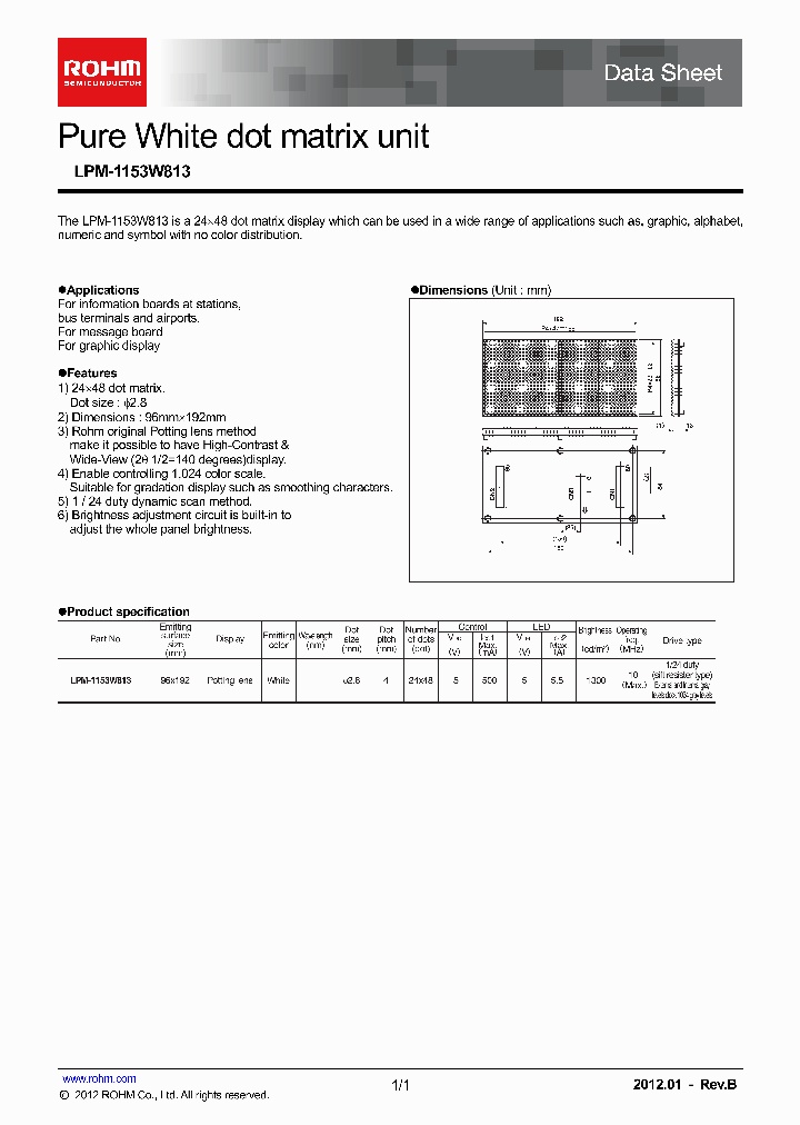 LPM-1153W813_4642707.PDF Datasheet