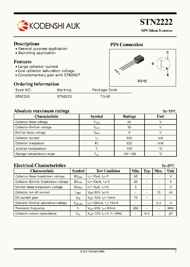 STN2222_4643609.PDF Datasheet