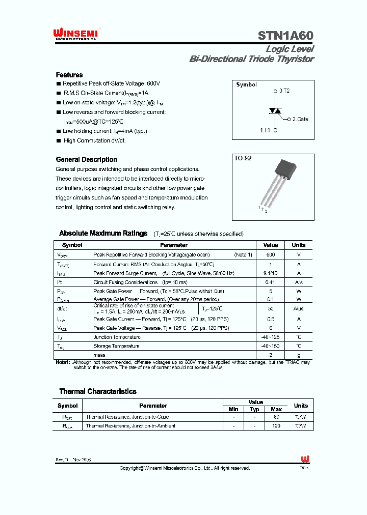 STN1A60_4643596.PDF Datasheet