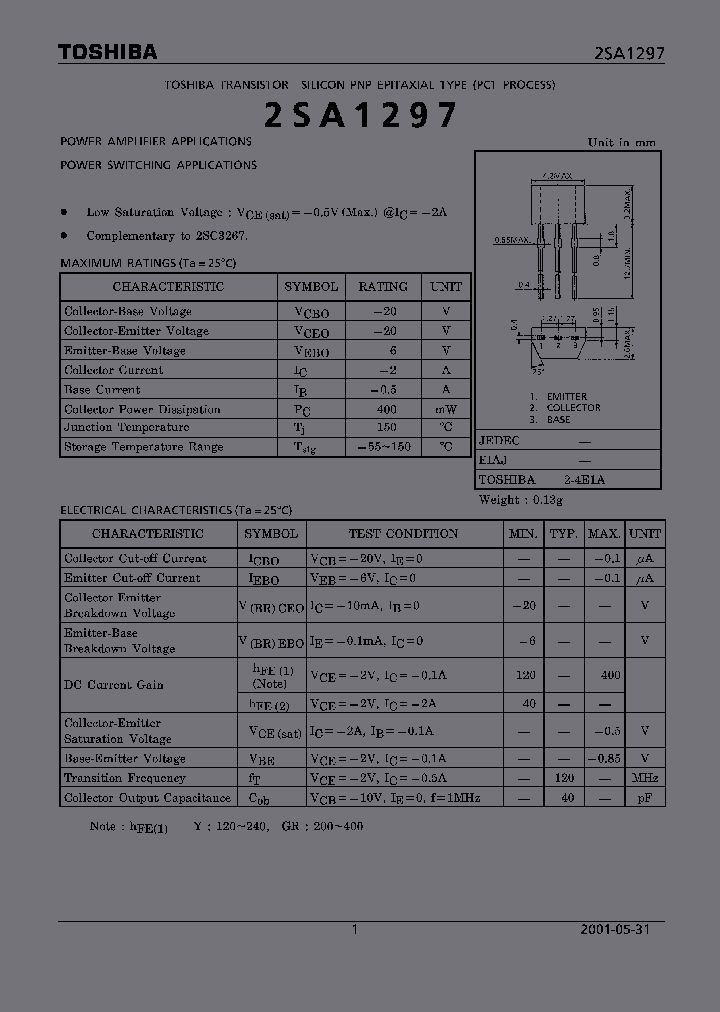 2SA1297GR_4644066.PDF Datasheet