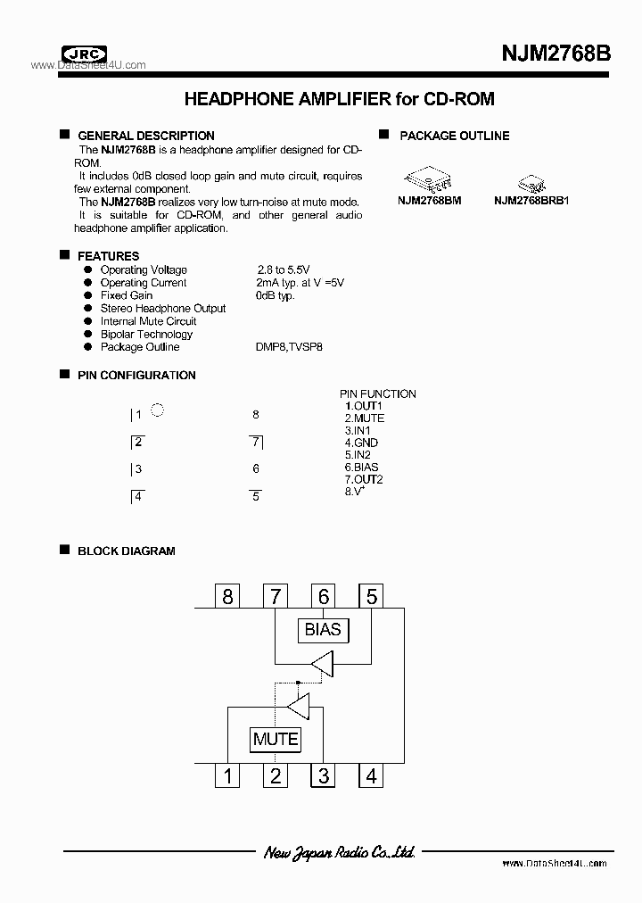 NJM2768B_4644638.PDF Datasheet