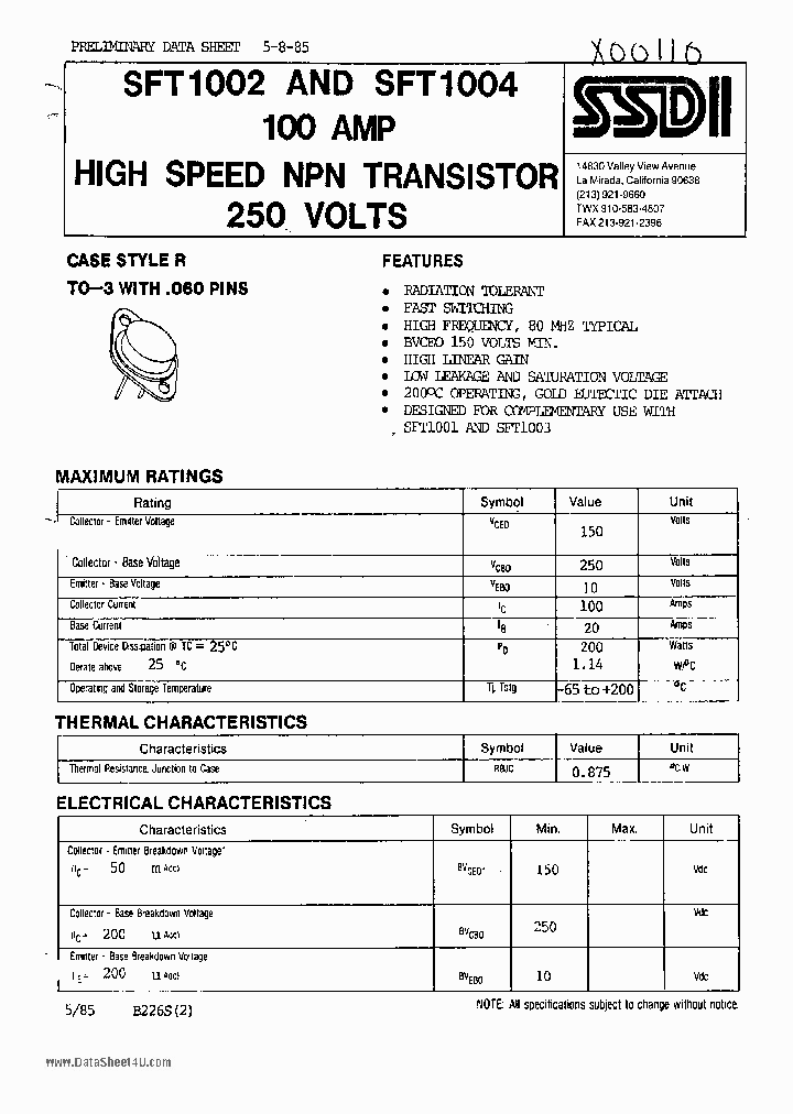SFT1002_4644838.PDF Datasheet