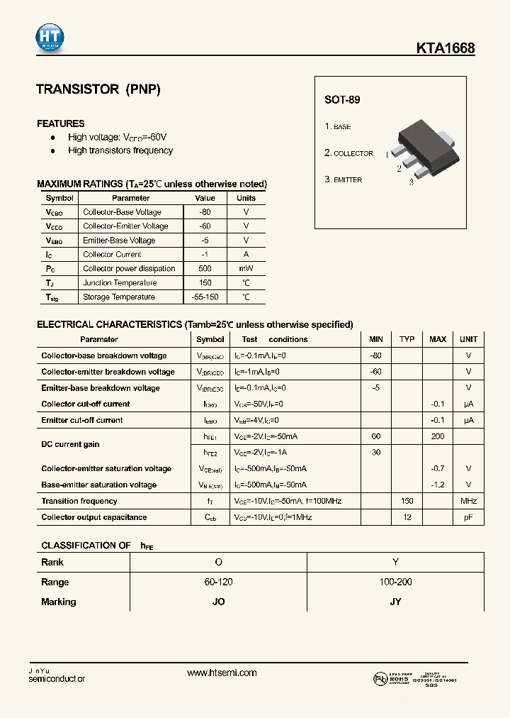 KTA1668_4644682.PDF Datasheet